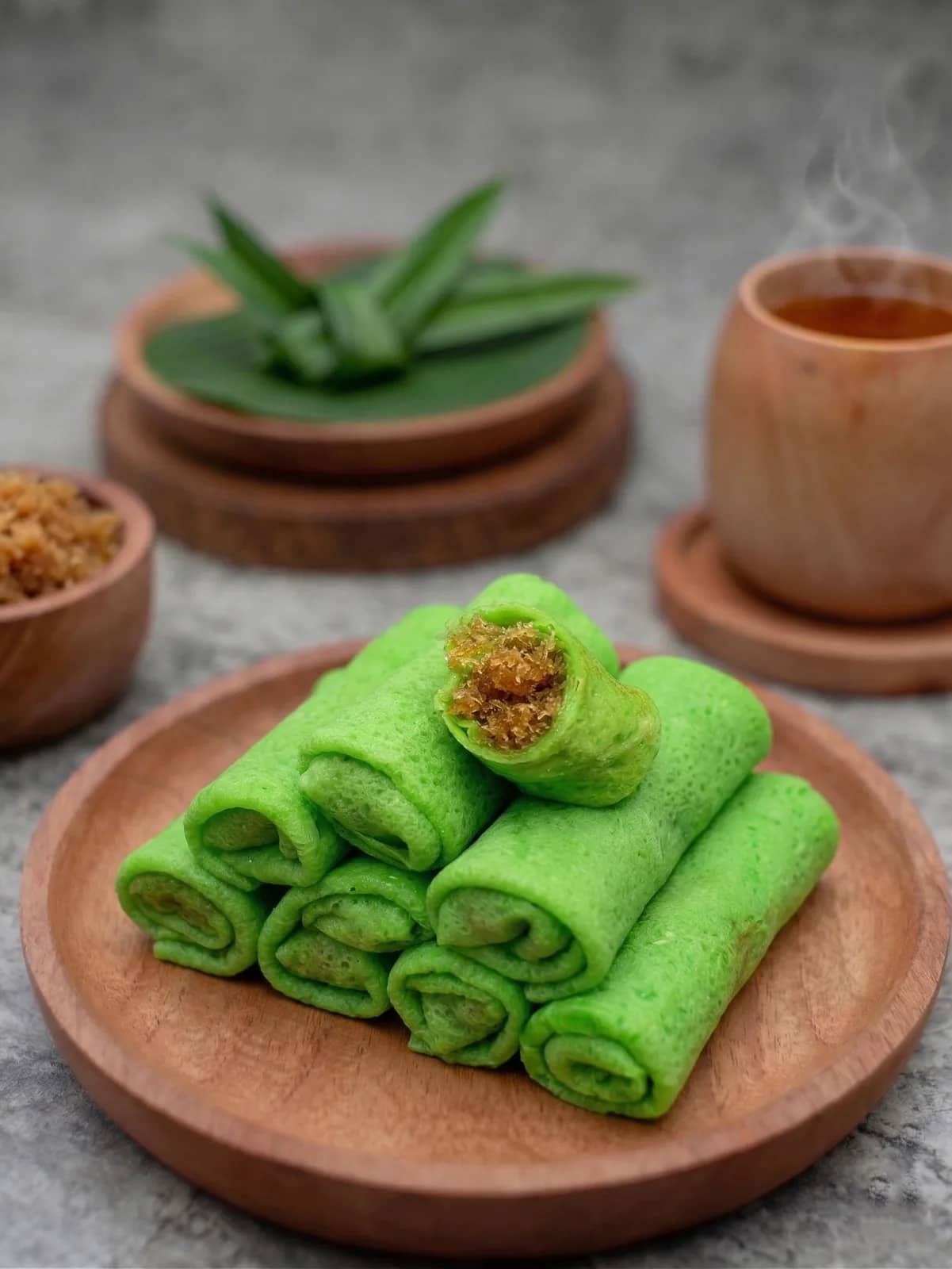 Dadar Gulung Isi Gula Aren