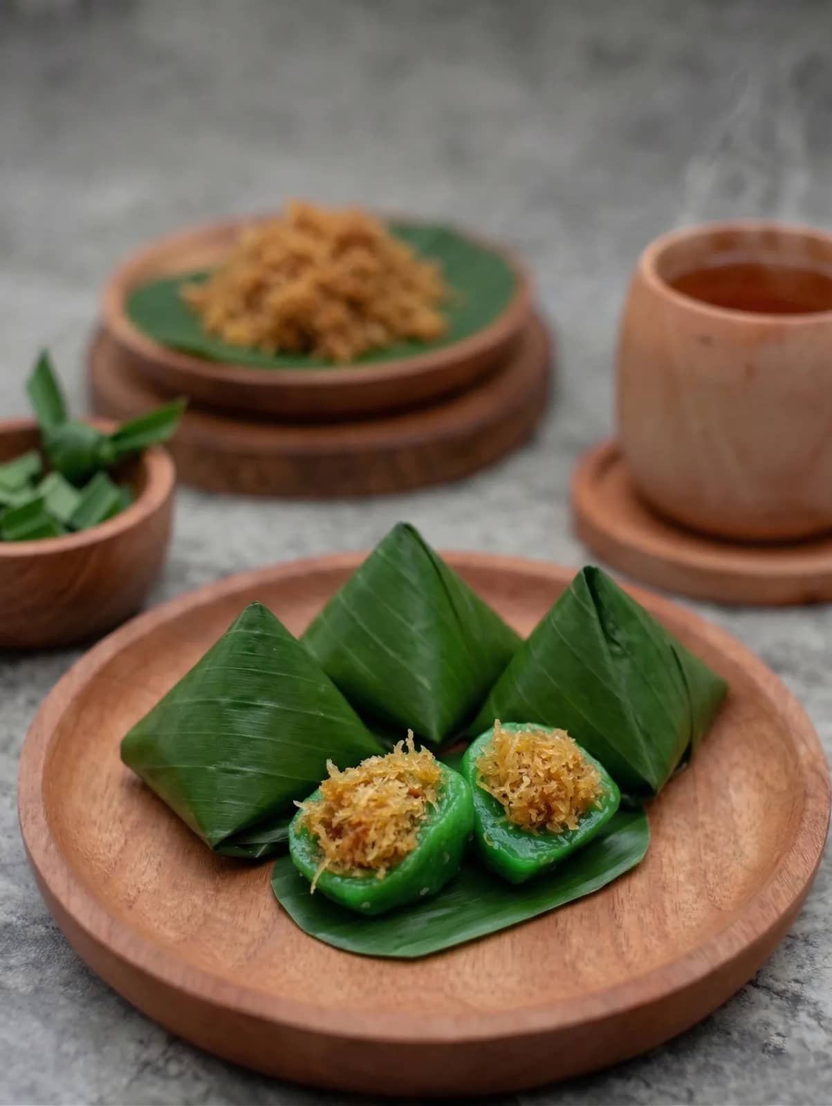Kue Bugis Pandan Isi Gula Merah