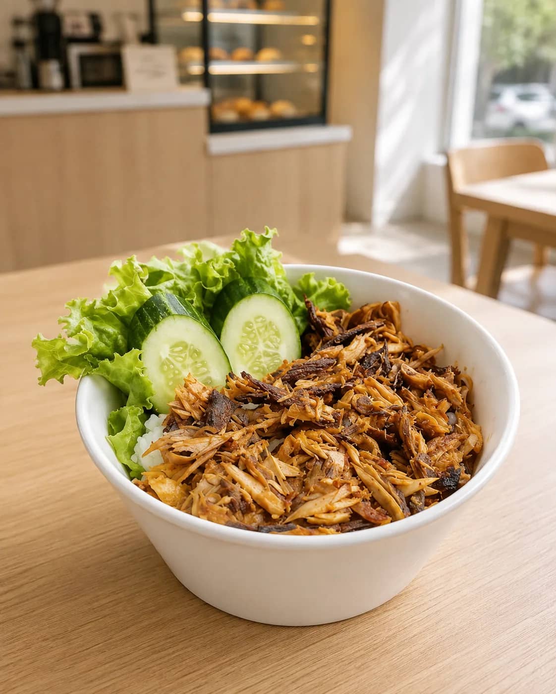 Nasi Tongkol Suwir Bowl