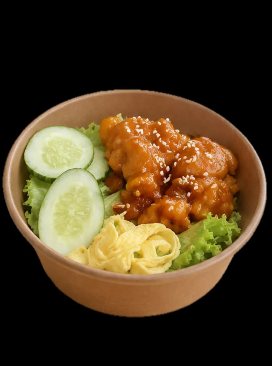 Nasi Ayam Asam Manis Bowl