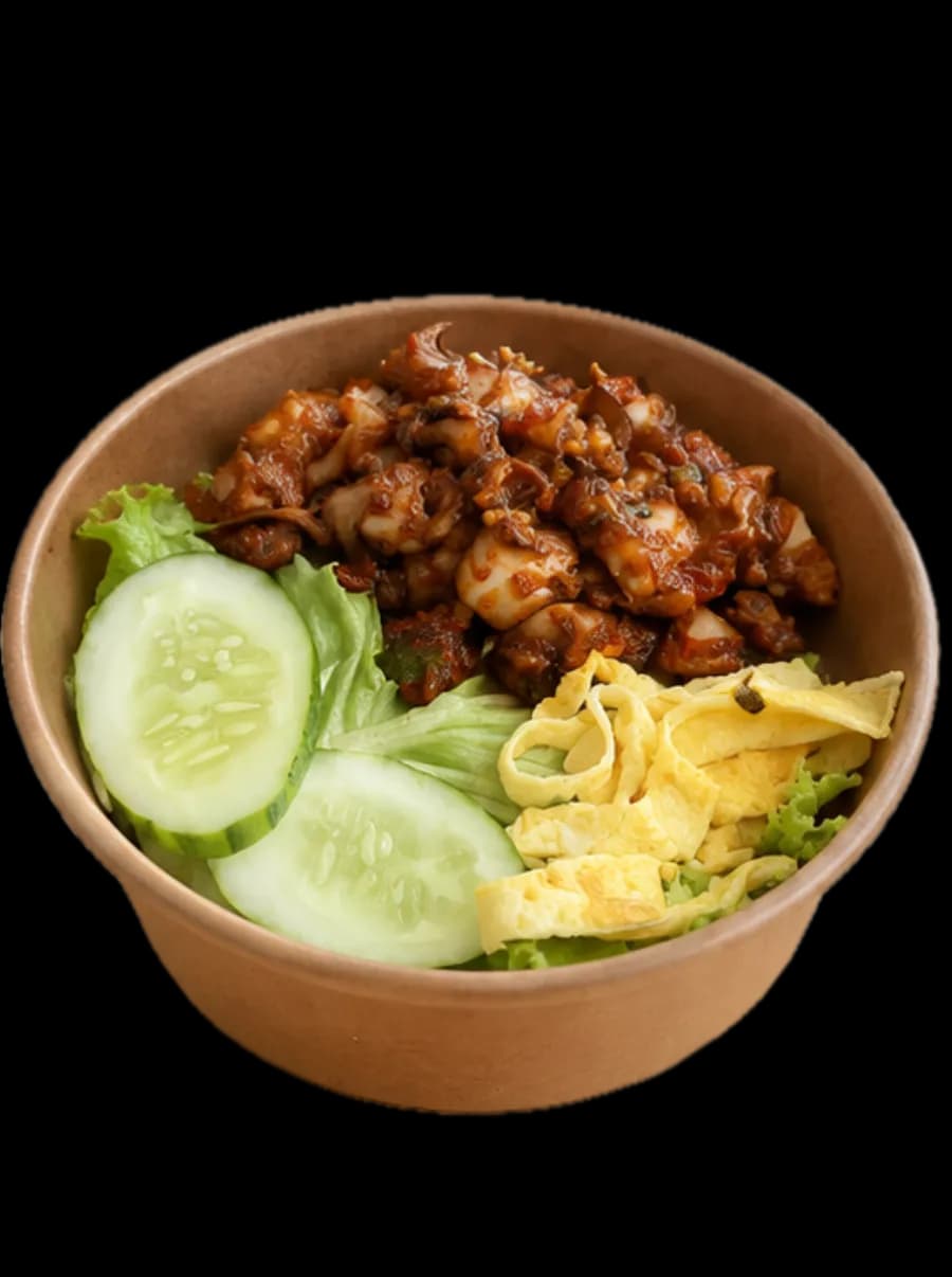 Nasi Cumi Asin Balado Bowl